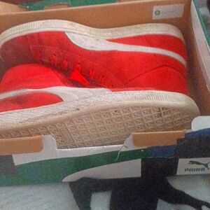 Size 11 red Pumas